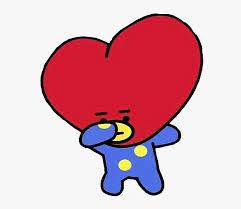 He is a male dog that used to live with bts; Tata Tatabt21 Tata Bt21 Vbts Bts Taehyung Dab Bt21tata Dabbing Tata Bt21 Hd Png Download Kindpng