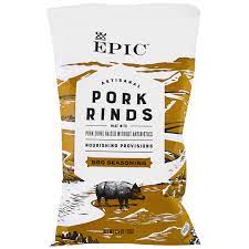 Epic Bar Artisanal Pork Rinds Bbq Seasoning 2 5 Oz 70 G