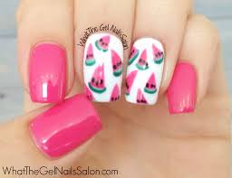 Simple nails disney acrylic nails disney world trip cute nails. 12 Summer Nail Art Designs From What The Gel Nails Salon What The Gel Nails Salon