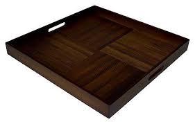 Simply Bamboo Extra Large Square Espresso Serving Tray By Simply Bamboo Http Www Amazon Com Dp B005nboz3e Ref Cm Sw R Wooden Serving Trays Tray Serving Tray