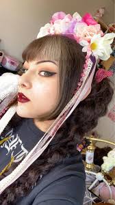 i hope this ok to post! i handmade a Strawberry Switchblade inspired  headpiece using fake flowers ❤️ thought you'd find it interesting 😊 xoxo