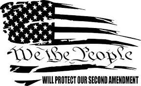 Distressed American Flag We The People Second 2nd Amendment Decal Sticker Home Decor American Flag Decal American Flag Art Flag Decal