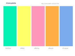 Maybe you would like to learn more about one of these? Bright Turquoise Laser Lemon Carnation Pink Yellow Orange Jordy Blue Color Scheme Icolorpalette