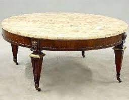 The antique round marble top coffee table available on the site are made of different materials such as wood, aluminum, marble, steel, glass and so on, so that you can pick the best one to go with your existing decor. Sold Price Round Marble Top Table Round Coffee Table With Pink Marble Top Fluted Spade Legs With Brass Caps Brass Casters Wooden Round Support For Marble With Band Of Bead Decoratoin Each