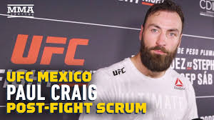 He participated in tournaments of such. Ufc Mexico Paul Craig Hopeful Submission Win Will Get Ufc To Renew His Contract Mma Fighting Youtube