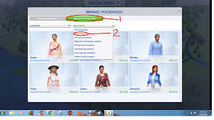 A window with all households will appear (if you move to the unplayed household section, default houses will appear and you can edit them too) from there, click the household you wish to add a sim to, and click on the edit, add, or remove sims button on left of all the options. How To Hire Your Own Created Sims For Restaurants Crinrict S Sims 4 Help Blog