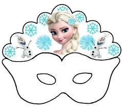 Elsa on horse coloring page. Olaf And Elsa Free Printable Mask Printable Masks Free Printables Mask