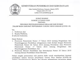 Contoh surat resmi indonesia baru. Panduan Dan Sumber Belajar Dari Rumah Berdasarkan Surat Edaran Nomor 15 Tahun 2020