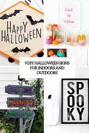 A sign is the most popular and comfy decor piece, which can fit any season and holiday, and of course you can rock some signs for halloween. 9 Diy Halloween Signs For Indoors And Outdoors Shelterness