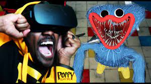 I REALLY JUST JUMPED IN HUGGY WUGGY'S MOUTH | Poppy Playtime In VR - YouTube