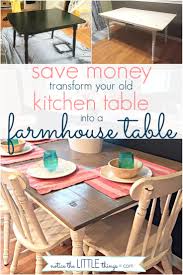 I saw this set marked down to $85 at a thrift store, and i just couldn't walk away! How To Paint Your Kitchen Table