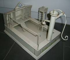 Vk 433 Uralte Badeanstalt Sprungturm Pumpe Umkleide Marklin 1900 1930 Raritat Umkleide Pumps Badehaus