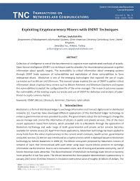 The reward decreases transaction fees by creating a complementary incentive to contribute to the processing power of the network. Pdf Exploiting Cryptocurrency Miners With Oisnt Techniques