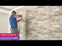 Dar alanları geniş ve ferah gösterir. Ustasindan Tv Arkasi 3 Boyutlu Duvar Kagidi Uygulamasi How To Paste 3d Wallpaper Youtube