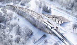 Train Station In Poland On Behance Train Station Architecture Train Station Light Rail Station