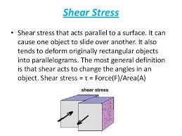 Shear Stress