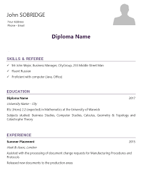 College Student Cv Template