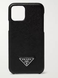 Prada iphone cases and covers are available in soft, snap and tough styles. Black Logo Appliqued Saffiano Leather Iphone 11 Pro Case Prada Mr Porter