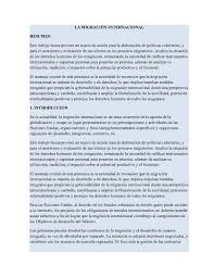 Migración ✓ te explicamos qué es la migración y los tipos de migración que pueden darse en animales y humanos. Calameo La Migracion Internacional