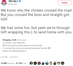 From sentimental declarations of affection to unique ways our fans prove they're super fans, wingstop twitter showcases the ultimate crave. Wendy S Vs Wingstop Twitter Beef Turns Into Rap Battle
