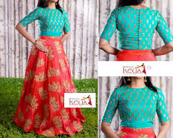 Crop Top And Lehenga Blouse Design Models Lehenga Blouse Designs Choli Designs