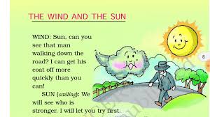 I read in class 12. The Wind And The Sun Class 2nd Ncert English Book Marigold Full Explanation à¤¹ à¤¦ à¤® Youtube