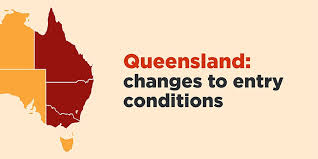 Queues are forming at the queensland border as residents of northern nsw are allowed back into the state; Tagpuppt6ojdpm