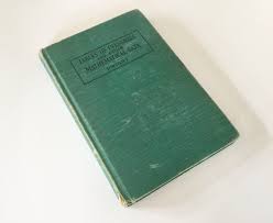 1950s Math Book Table Of Integrals And Other Mathematical Data 1955 Vintage Textbook Math Geek Old Books Vintage Math Books Math Geek Vintage Dictionary