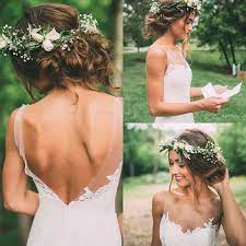 Bride With Loose Updo And Flower Crown By Bangs And Blush By The Image Is Found The Pink Bride Www Thepinkbri Bride Hairstyles Crown Hairstyles Loose Updo