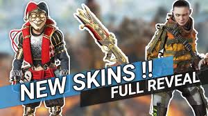 Datamined Apex Legend Skins Whats To Come In November Youtube