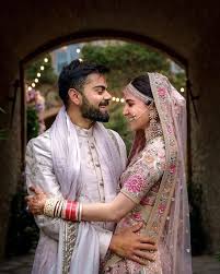 This Just In Anushkasharma And Viratkohli Share Their Wedding Pictures On The Eve Of Their 1st Indian Wedding Couple Indian Bride Outfits Bollywood Wedding