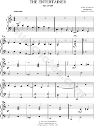 This digital sheet music was either arranged by musicnotes.com's staff of professional arrangers and composers or it is a new the entertainer review. Scott Joplin The Entertainer Sheet Music Easy Piano In C Major Download Print Sku Mn0026084