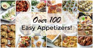 Recipes of cold and hot appetizer name: Over 100 Finger Foods Easy Appetizers