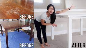 You get bonus points for. How To Paint Refinish Furniture Sanding Optional On A Budget For Beginners Diy Rust Oleum Youtube