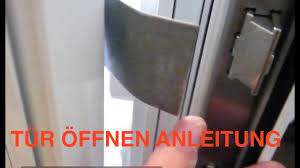 Seien sie sich stets bewusst. Tur Zugefallen Offnen Mit Blech Anleitung Youtube
