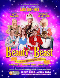 🌹✨ A tale as old as pantomime comes to Oldham! ✨🌹 Get ready for magic,  laughter, and festive fun as Anton Benson Productions presents Beauty and  the Beast at the Queen Elizabeth
