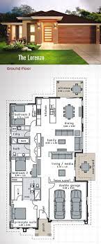 This concept has a total floor area of 230 square meters. Single Storey House Design The Lorenzo 220 Sq M 11 75m X 23 15m Jam Packed Facade House House Plans Small House Plans
