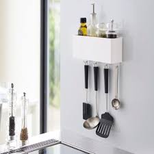 マグネットで取り付けられるキッチン収納ボックス ワイド キッチン小物 収納ボックス コンロ周り 収納