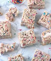 Birthday Cake Rice Krispie Treats Nutrition Birthday Cake Rice Krispie Treats Recipe Rice Krispies Krispie Treats Rice Krispie Treats