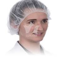 Cleanroom Bouffant Caps, Disposable Hairnet with Elastic