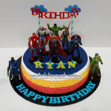 Our cakes are not only famous for their beauty, but also for their deliciousness. Marvel Avengers Design Fresh Cream Cake Cake Fresh Cream Cute Cakes