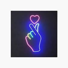 Neon Light Wall Art Neon Art Painting Neon Light Art Canvas Painting Diy