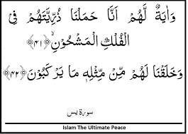 Bagi sobat yang sering mengamalkan surat yasin pasti sudah tidak asing lagi dengan ayat 72 dari surat ini. Surah Yasin Verses 41 42 Verses Teachings English Prepositions