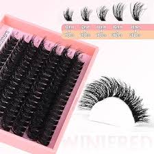 Amazon.com: Winifred Fluffy Eyelash Clusters 100D Lashes Clusters  Individual Lashes Thick Volume Lash Clusters 10-18mm Eyelash Extension D  Curl Mink Lashes Extension DIY for Beginners : Beauty & Personal Care