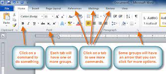 Microsoft word 2010 icons and their functions. Word 2010 Getting Started With Word