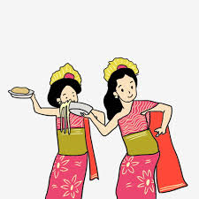 Pendet dance is a traditional dance from bali, indonesia, in which floral offerings are made to purify the temple or theater as a prelude to ceremonies or . Indonesischer Traditioneller Tanz Tari Pendet Tari Pendet Beendet Tanze Png Und Psd Datei Zum Kostenlosen Download