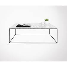table basse 120cm marbre blanc ou chene gleam taille taille unique table basse marbre table marbre table basse design
