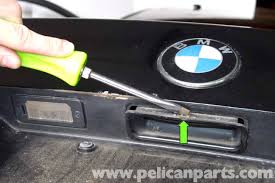 While the alarm may be disarmed by opening the door with the key in the traditional manner and the vehicle may be started, a non. Bmw E39 5 Series Trunk Release Button Replacement 1997 2003 525i 528i 530i 540i Pelican Parts Diy Maintenance Article