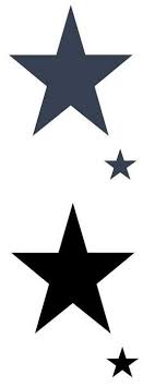 Download the template you need! Star Template To Print Outline Stencil 5 Point Christmas Tree Star
