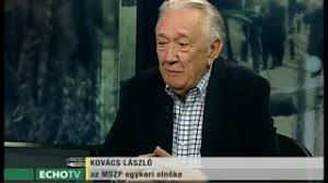 He was the foreign minist. Itthon Kovacs Laszlo Maris Megszegte Az Mszp Sajtobojkottjat De Szerinte Errol Nincs Szo Hvg Hu